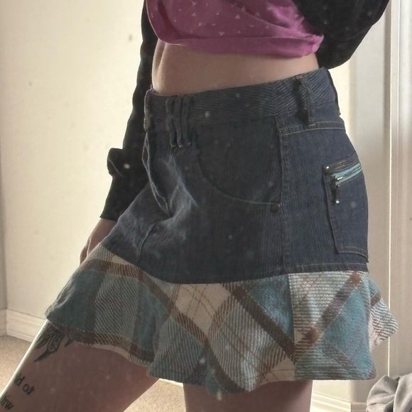 gentle fawn y2k plaid miniskirt - Picture 8 of 8